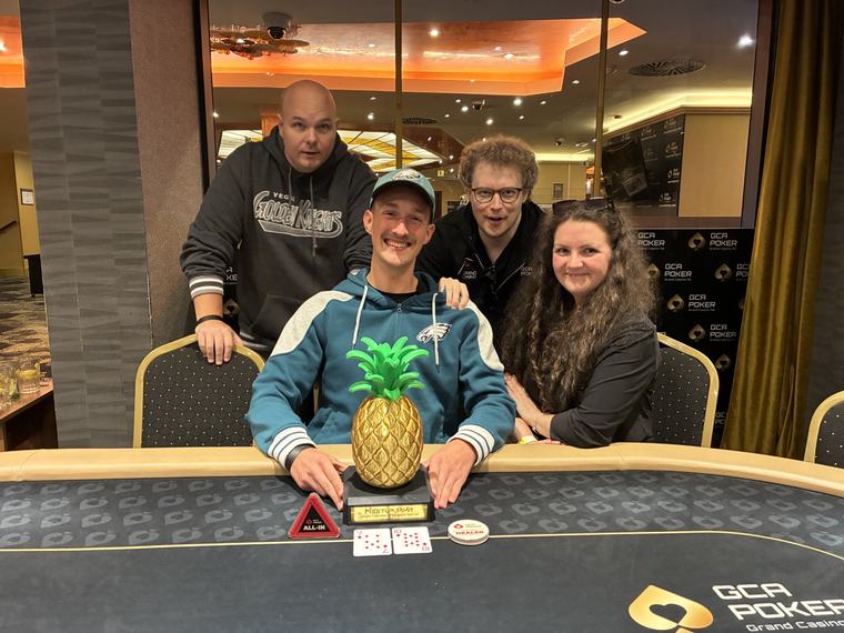 GCA Poker: Rekord! Ristretto43 siegt beim größten Crazy Pineapple aller Zeiten